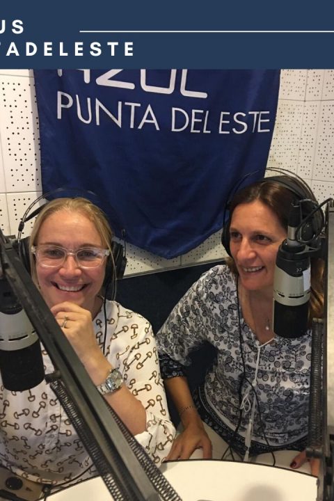 Graciela Caffera y Claudia Huelmo, directivas de Punta del Este Bureau, presentan el Plan de desarrollo estratégico elaborado para el destino “Punta del Este”.